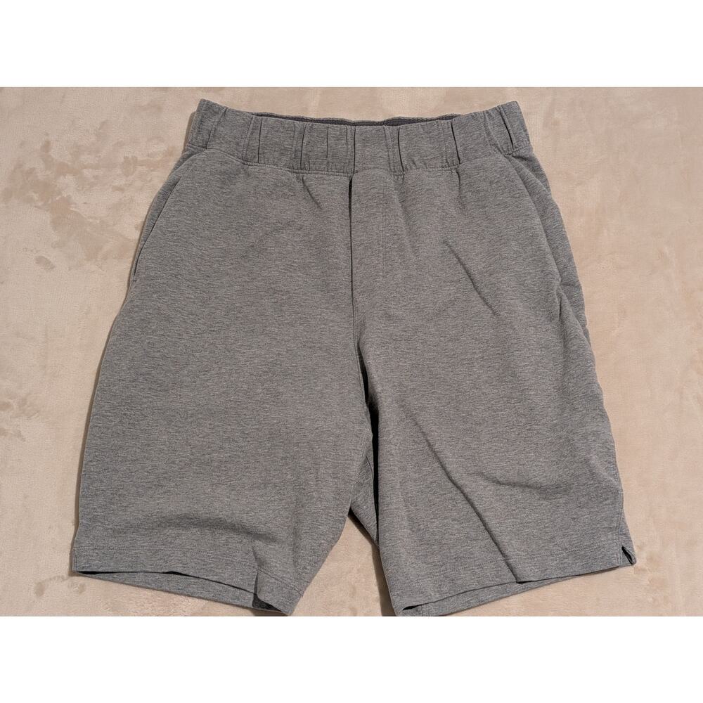 Lululemon Men's Connector Shorts Size Medium Heathered Gray Cotton Stretch